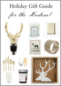 Christmas Holiday Gift Guide for the Hostess! 10 gift ideas she will love to get! www.settingforfour.com