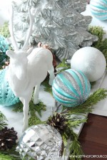 DIY Winter Woodland Glam Christmas Centerpiece