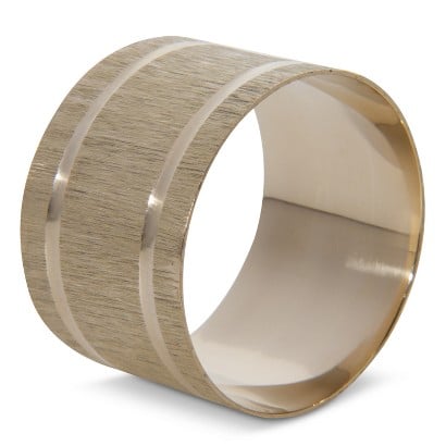 Holiday Gift Guide for the Hostess - Threshold gold napkin ring www.settingforfour.com