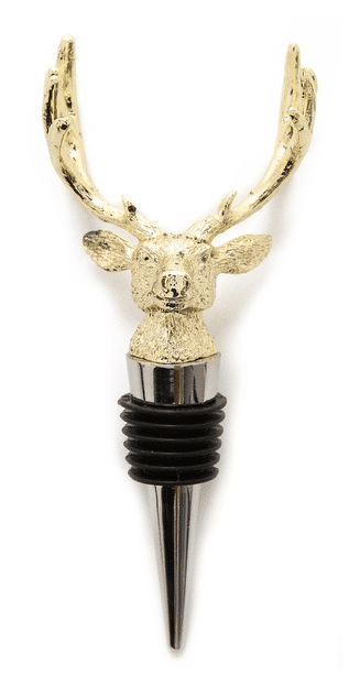Holiday Gift Guide for the Hostess - Stag Bottle Stopper www.settingforfour.com