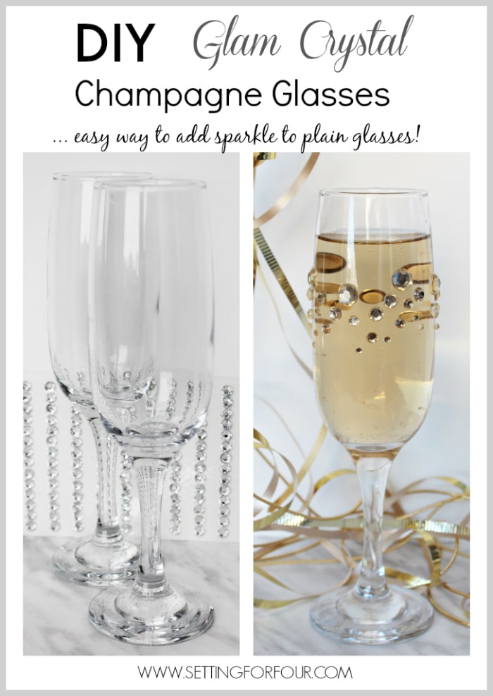 A Bride On A Budget: DIY Glitter Wine Glasses