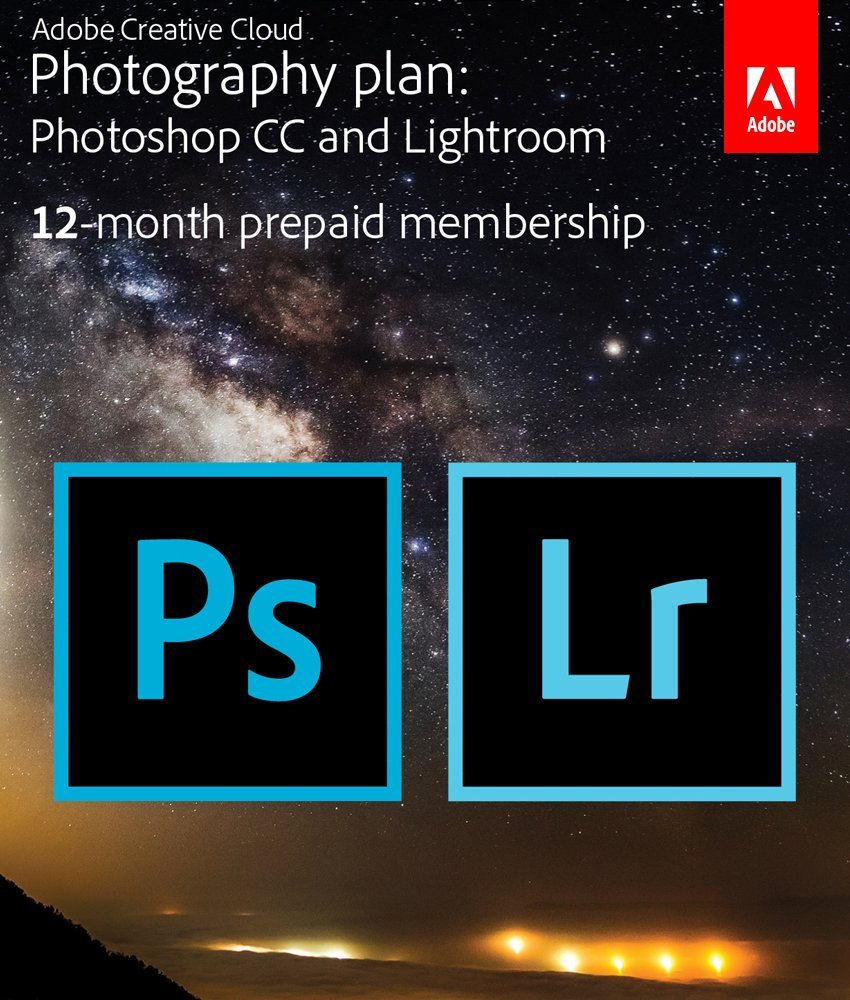 Adobe Photography Plan with Photoshop and Lightroom. I'm a design and lifestyle blogger and I use this to edit my photos - love it!