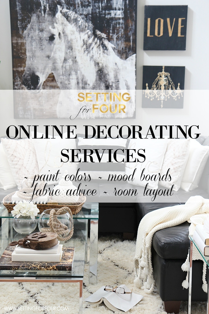  Online  Decorating  Services Color Advice  Setting for Four