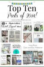 See my Top Ten most loved DIY's, crafts, decor ideas and tutorials! Lots of inspiration here! www.settingforfour.com