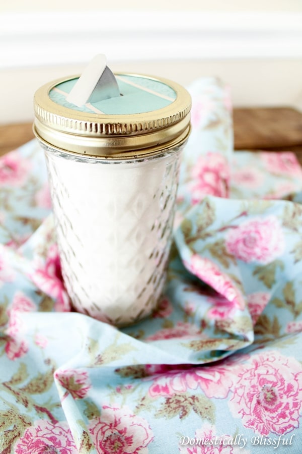 DIY Mason Jar Sugar Dispenser