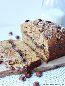 Make this yummy Hazelnut & Nutella Pumpkin Bread Recipe with crunchy hazelnuts with creamy Nutella filling! This nutty Pumpkin bread is an easy recipe using canned pumpkin is perfect for breakfast, a snack or dessert!