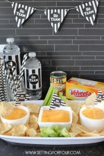 Yummy Queso Dip and Football Party Ideas!