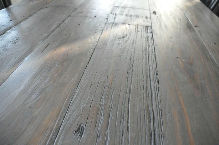 Restoration hardware salvaged grey stain deals