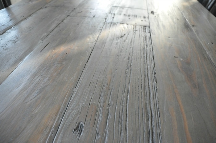 Diy Weathered Wood Stain Finishes Setting For Four