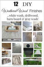 12 DIY Weathered Wood Finishes and Stains