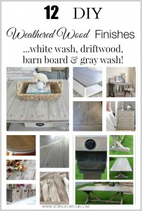 12 DIY Weathered Wood Finishes and Stains