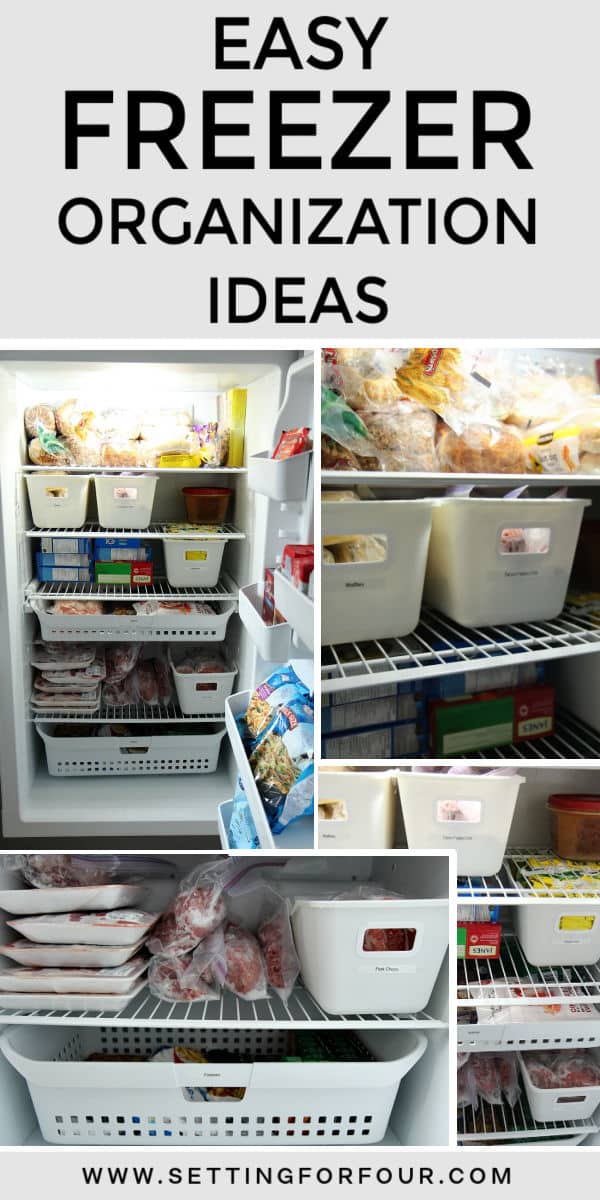 5 Easy Freezer Organization Ideas. Food storage tips to save money! upright freezer organization ideas.