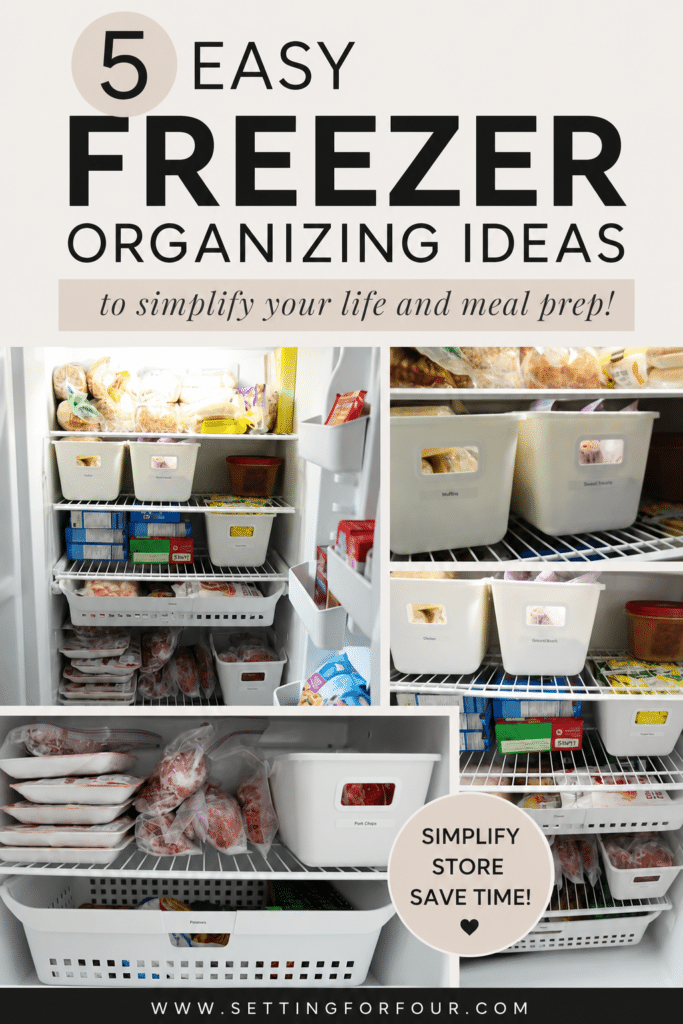 5 Easy Freezer Organizing Ideas To Simplify Your Life & Meal Prep, save time with these quick and easy tips, simple, how to freeze food the right way, mom life, family, budget