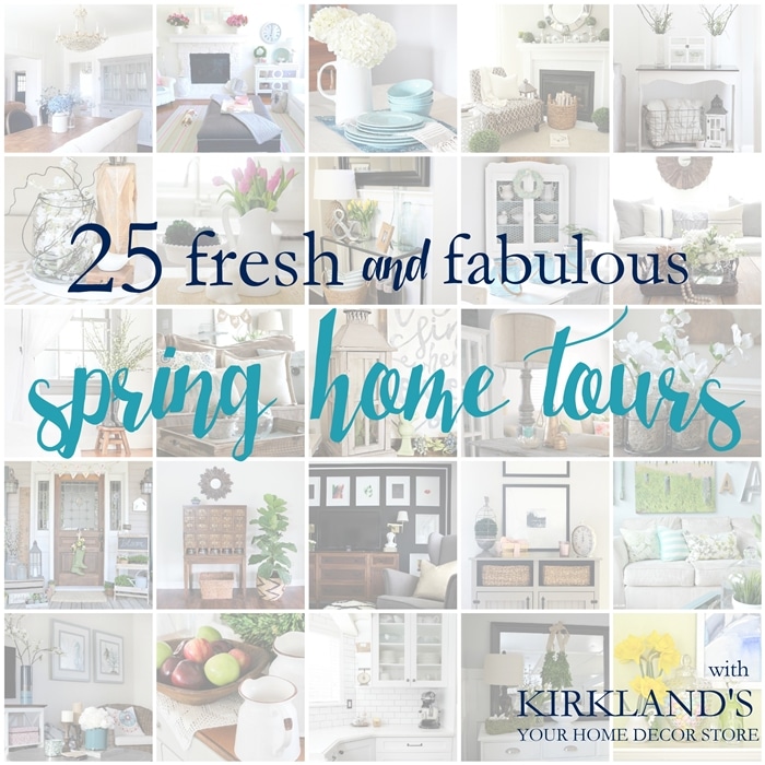 25 Fresh and Fabulous SPRING HOME TOURS! Lots of spring decor ideas for inside and outdoors!