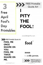 FREE Printables for April Fool's Day!