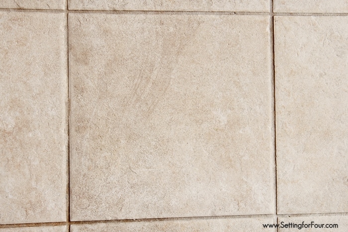 Hands down - this is a life saver! How to clean tile floors and grout quickly, easily and the chemical FREE way! See the incredible results! www.settingforfour.com