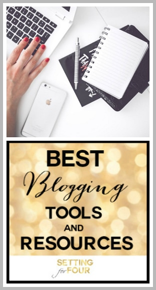 See the ESSENTIAL Blogging Resources and Tools that I use as a full time professional blogger to save me time, grow my business and succeed! I'm sharing them with you so you can GROW your blog too! www.settingforfour.com