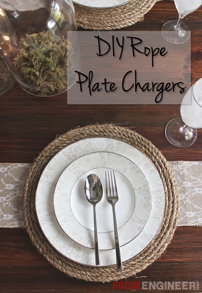DIY Rope Plate Chargers
