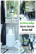 Summer Lodge Deck Decor Source List