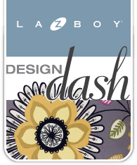 I'm in the La-Z-Boy Design Dash Challenge! Come see what my design and decor challenge is! www.settingforfour.com