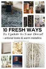 10 Fresh ways to Update your decor. www.settingforfour.com