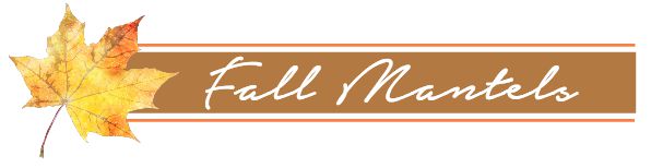 Fall in Love with your Home - Fall mantel ideas. www.settingforfour.com