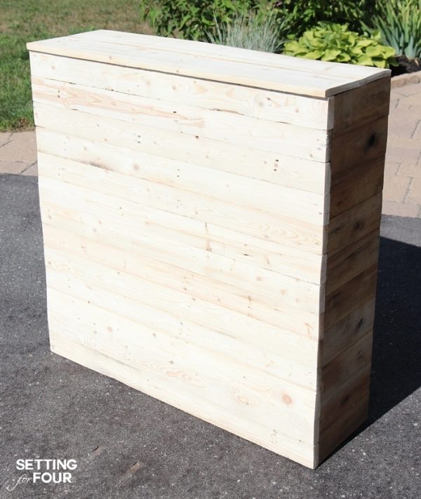 DIY Pallet Bar Instructions to Make! Page 2 of 2 Setting for Four