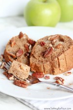 Easy Apple Spice Cake Recipe - yummy dessert idea! www.settingforfour.com