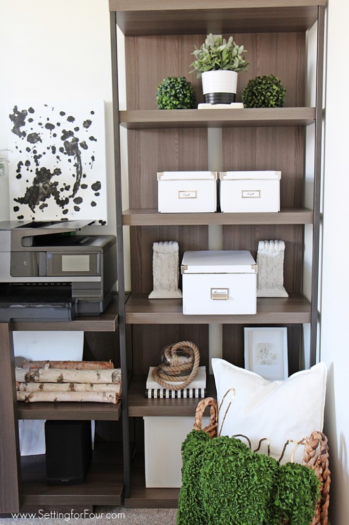 Home Office Furniture Ideas with Storage Setting For Four Interiors