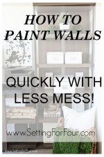 See these fabulous home improvement tips: How to Paint Walls Quickly with Less Mess! These painting tools and tips will have you finished painting your rooms in a third of the time and with less drips and spills! 