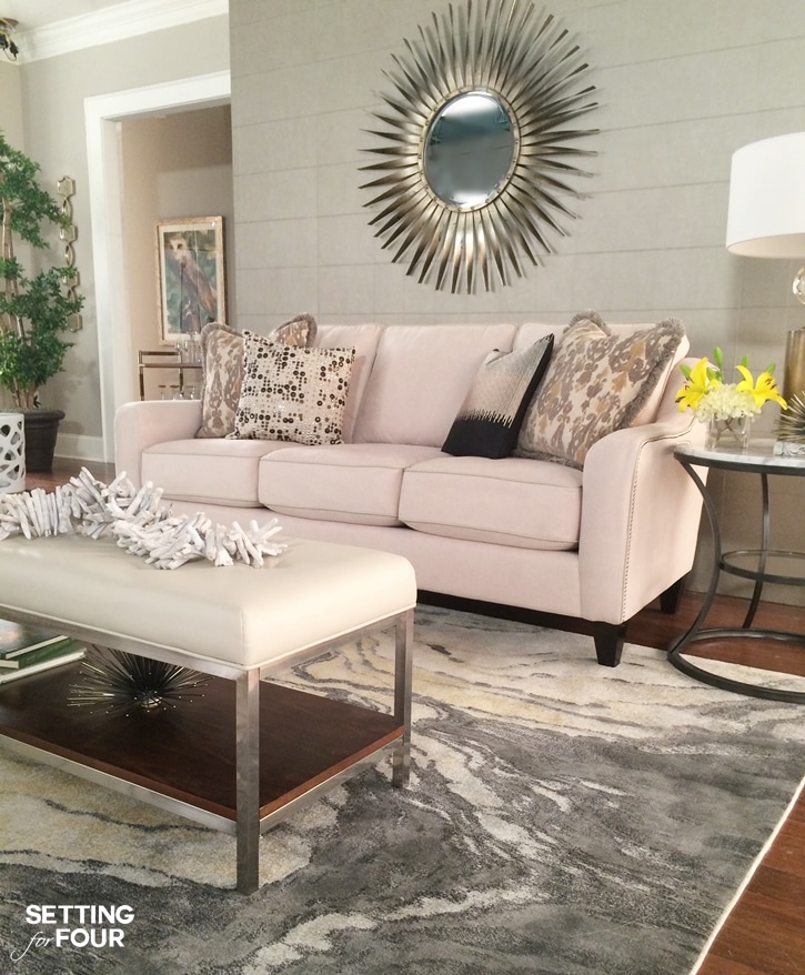 Living Room design tips! How to decorate a living room in 7 easy steps!