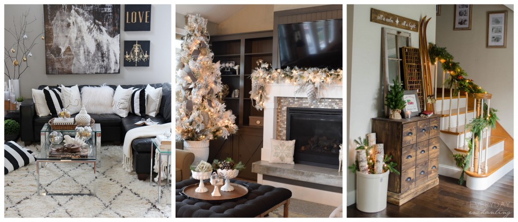 Home Tour For Christmas Recap - Holiday Decor Ideas - Setting for Four