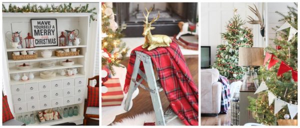 Home Tour For Christmas Recap - Holiday Decor Ideas - Setting For Four ...