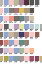 Pantone Colors Of The Year collection, paint color trends, color palette ideas