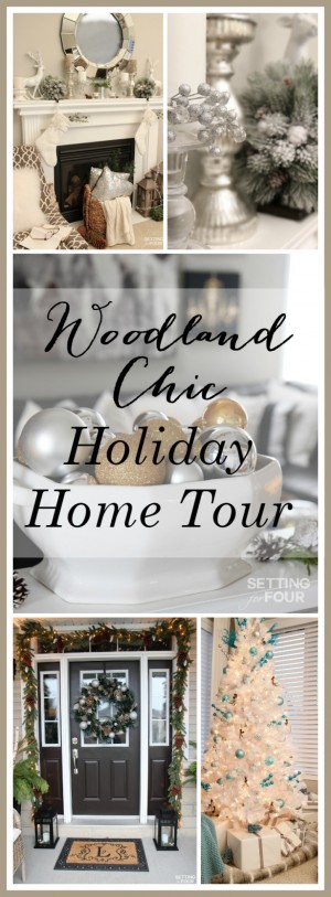 Home Tour For Christmas Recap - Holiday Decor Ideas - Setting For Four ...