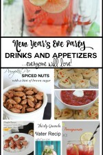 Yummy Drinks and Appetizers for New Year's Eve - recipes everyone will love! www.settingforfour.com