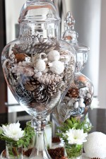 10 minute Kitchen Decorating idea using apothecary jars.