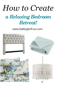 11 Tips: How to Create a Relaxing Bedroom Retreat! I'll show you how, step by step, to get the bedroom of your dreams. www.settingforfour.com