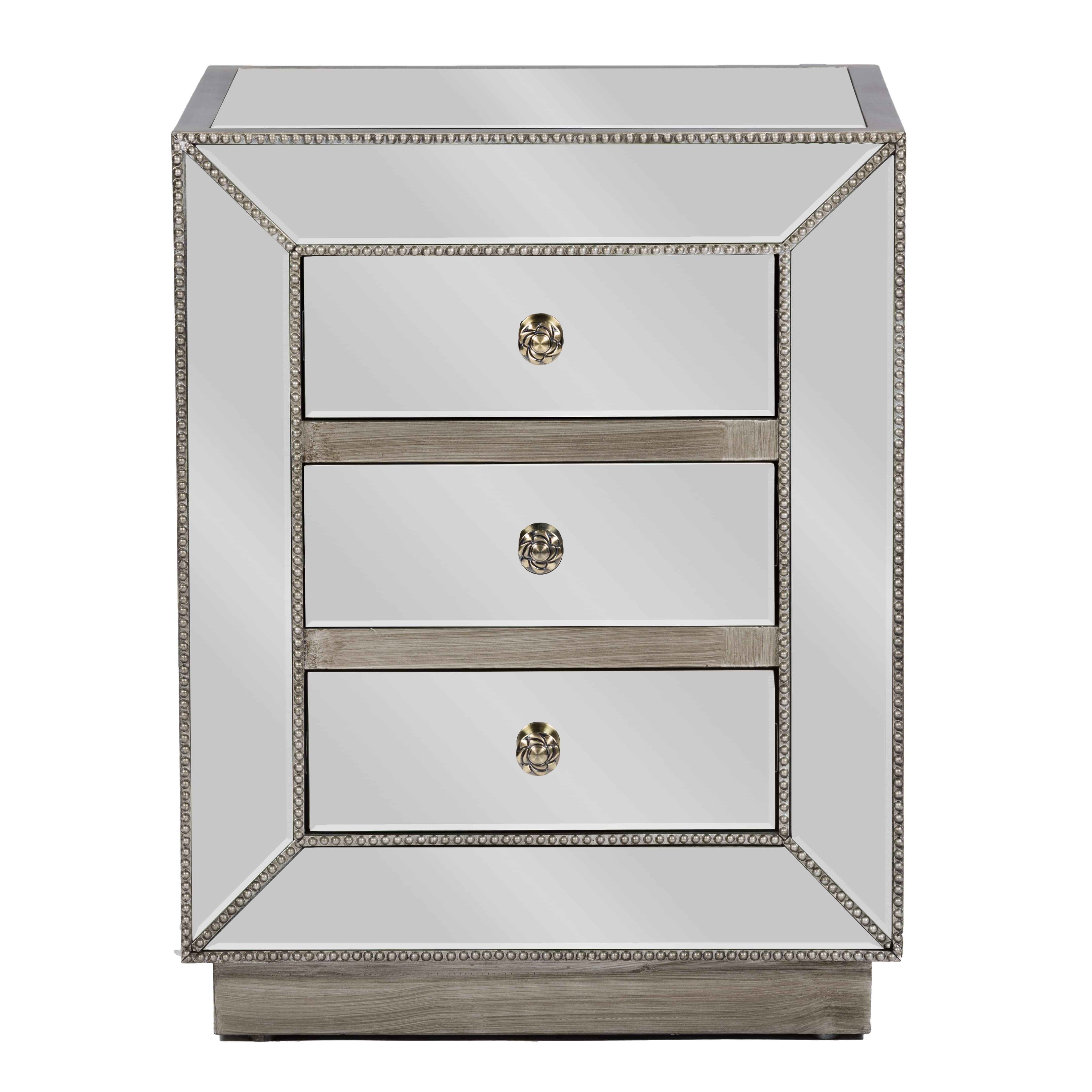 Mirrored Night Stand