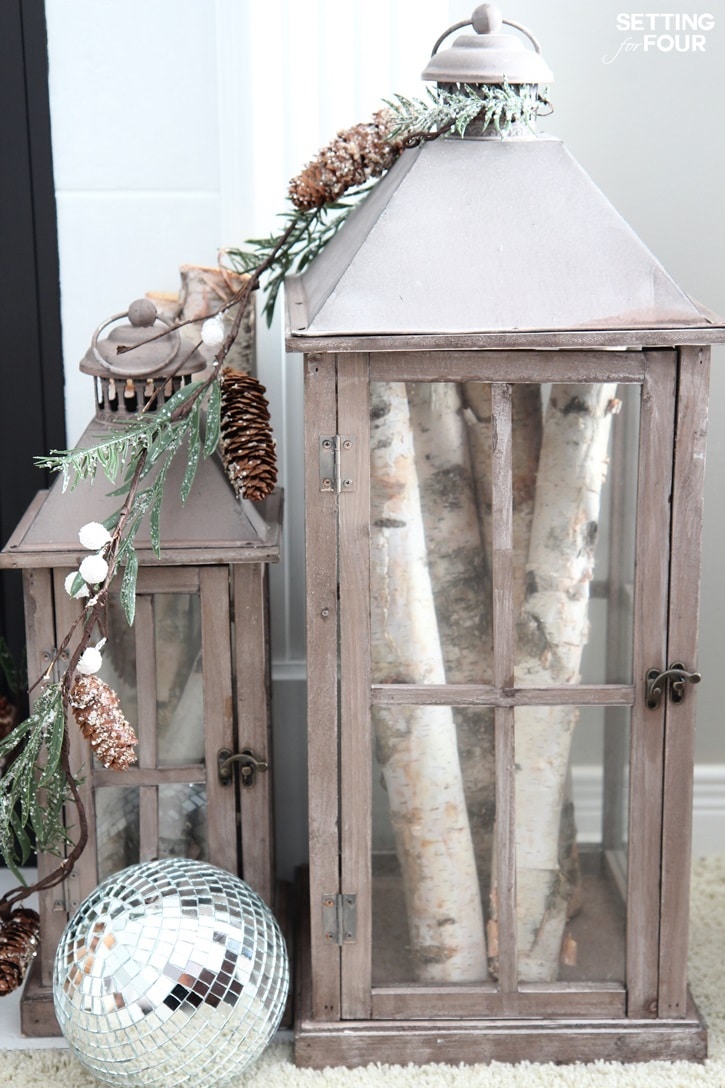 Winter Mantel Decorating Ideas Setting for Four Winter Mantel Decorating Ideas Setting for Four