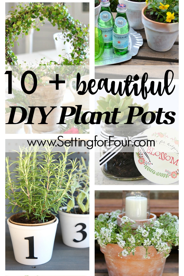 Homemade plant pots hotsell