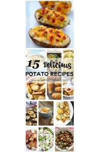 15 Delicious Potato Recipes you have to try! Includes recipes for potato casseroles, soups, baked, fried, mashed and more! www.settingforfour.com