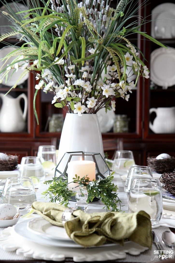 See this beautiful, natural table setting for spring! www.settingforfour.com