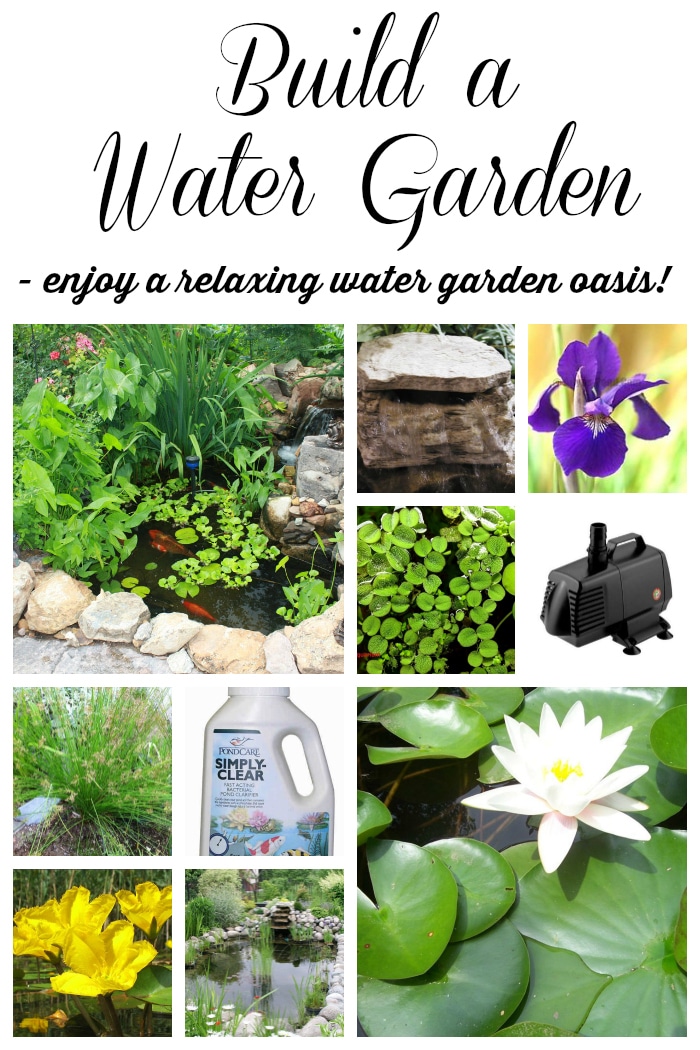 0 tips to build the perfect pond including DIY tips, design and plant ideas to create a relaxing, beautiful outdoor oasis that your whole family will enjoy! Did you know that a water garden is not difficult to build at all and will add beauty to your home with a relaxing space where you can unwind and enjoy nature! See all 10 tips at Setting for Four.