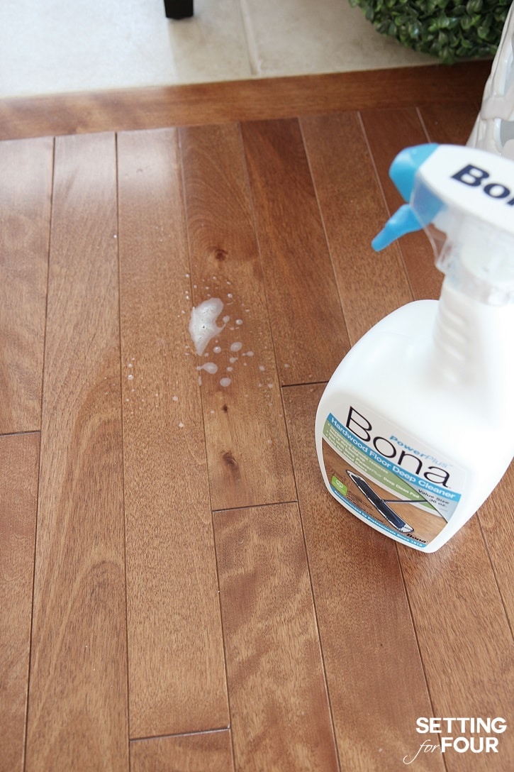 Bona PowerPlus GREENGAURD Eco-Friendly and Safe Hardwood Floor Cleaner.