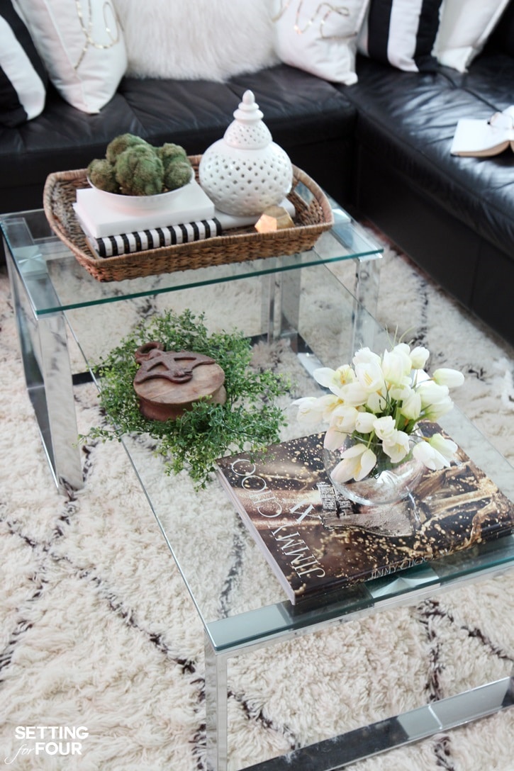 Do you have a console table, coffee table or end table that needs a little decorating style? See these 5 winning tips to decorate accent tables like a Pro at www.settingforfour.com