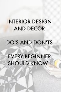 See these tips! Interior Design and Decor Do's and Don'ts Every Beginner Should Know!