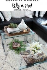 Do you have a console table, coffee table or end table that needs a little decorating style? See these 5 winning tips to decorate accent tables like a Pro at www.settingforfour.com