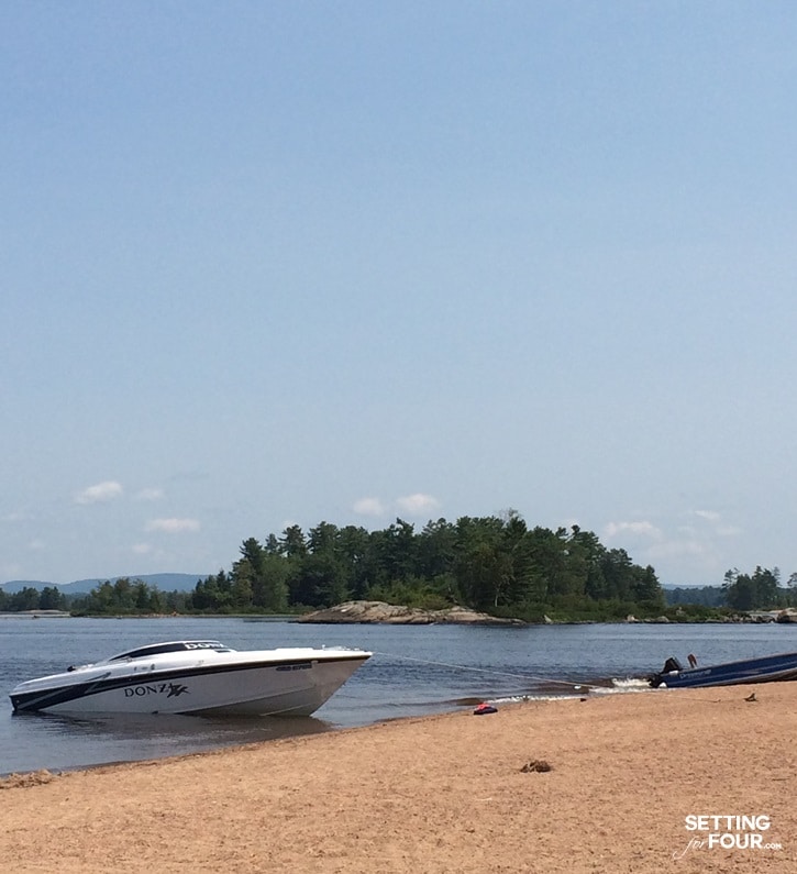 Beach and boating fun