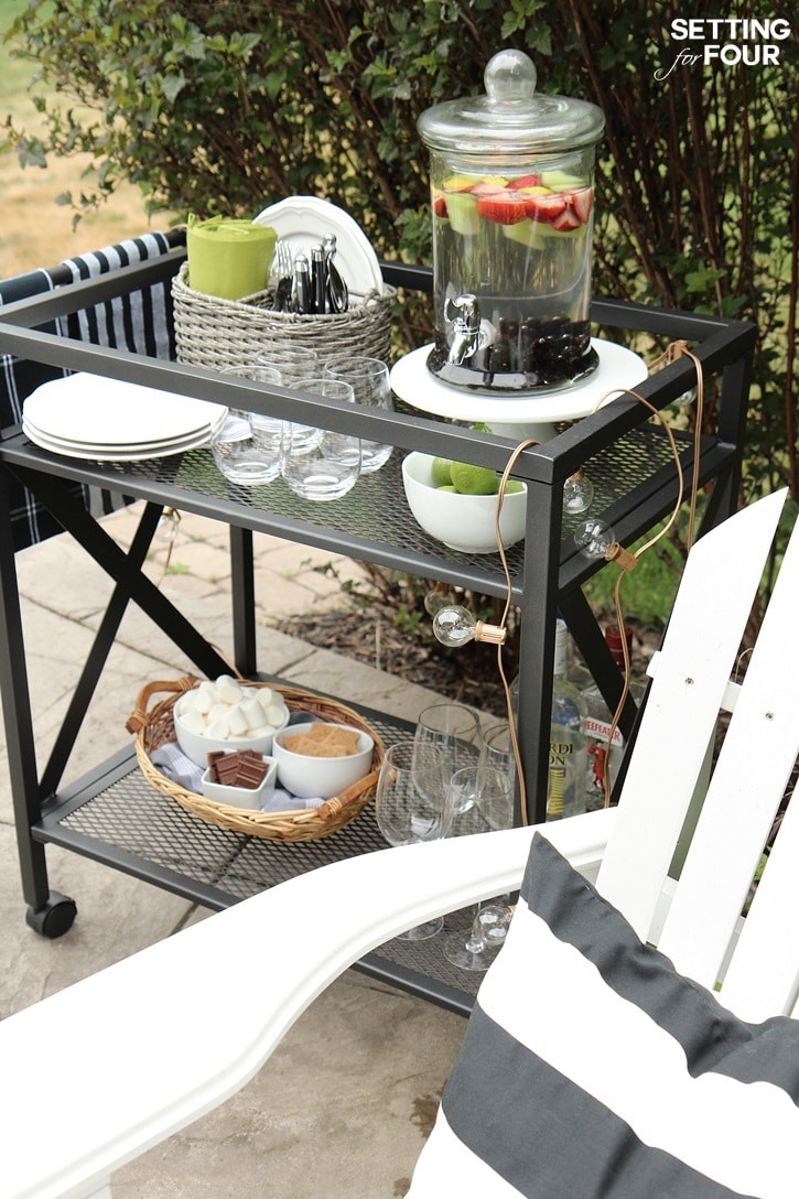 Outdoor Bar Cart